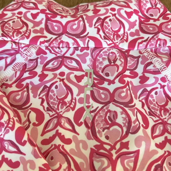 Ralph Lauren RLX Golf Pink Fish Quarter-Zip Jersey Pullover Size S NWT - Picture 7 of 10